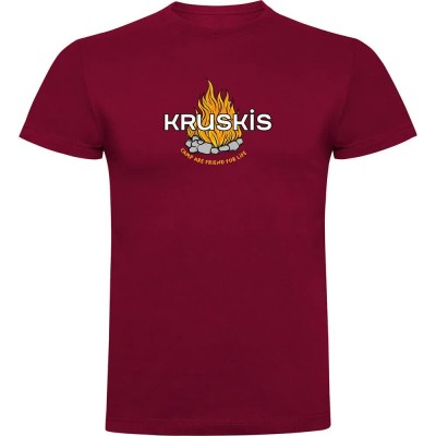 тениска,мъжки,тениски,kruskis,camp,friend,short,sleeve,t,shirt,dark,red,(red)