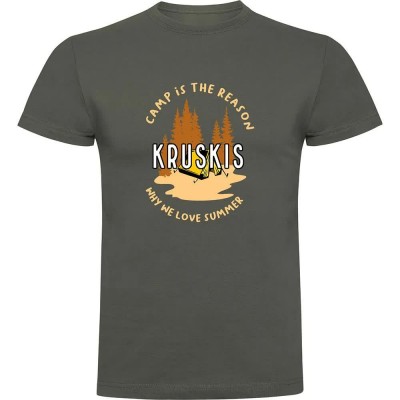 тениска,мъжки,тениски,kruskis,camp,is,the,reason,short,sleeve,t,shirt,dark,army,green,(green)