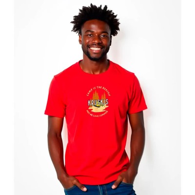 тениска,мъжки,тениски,kruskis,camp,is,the,reason,short,sleeve,t,shirt,red,(red)