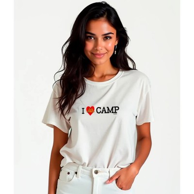 тениска,дамски,тениски,kruskis,i,love,camp,short,sleeve,t,shirt,white,(white)