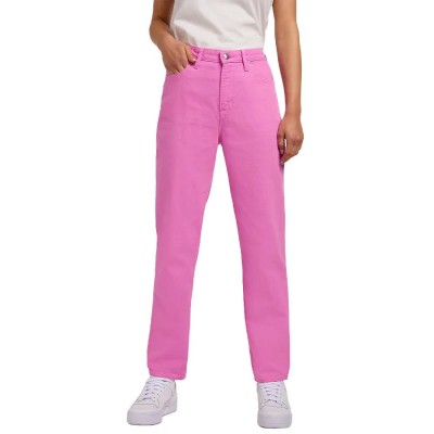 дънки,дамски,панталони,lee,carol,straight,fit,jeans,pink