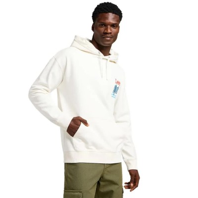 суичър,мъжки,пуловери,lee,graphic,hoodie,ecru,(beige)