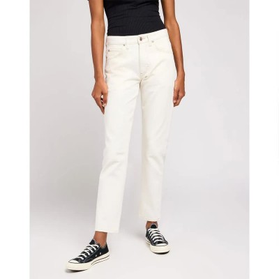дънки,дамски,панталони,lee,rider,slim,fit,jeans,concrete,white,(white)