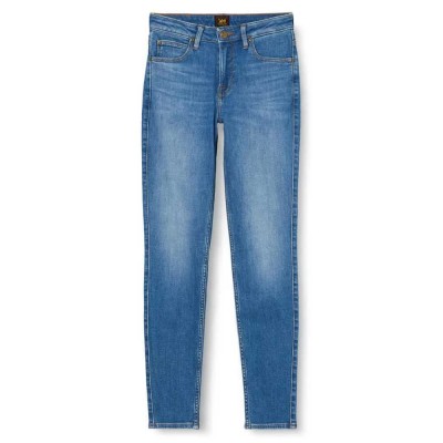 дънки,дамски,панталони,lee,scarlett,high,skinny,fit,jeans,blue