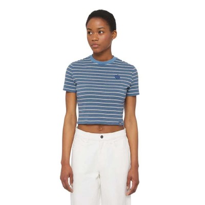 тениска,дамски,тениски,dickies,altoona,stripe,short,sleeve,t,shirt,coronet,blue,(blue)