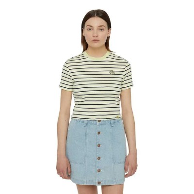 тениска,дамски,тениски,dickies,altoona,stripe,short,sleeve,t,shirt,beige,(pale,green)