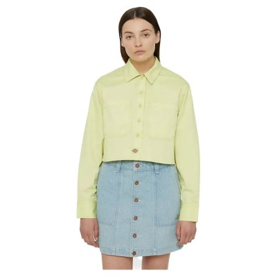 риза,с,дълъг,ръкав,дамски,ризи,dickies,culpeper,long,sleeve,shirt,yellow,(pale,green)