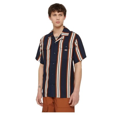 риза,с,къс,ръкав,мъжки,ризи,dickies,forest,short,sleeve,shirt,brown,(dark,navy)