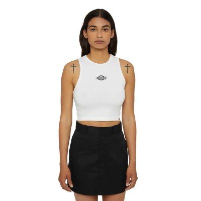 тениска,дамски,топове,dickies,powers,sleeveless,t,shirt,black,(white)