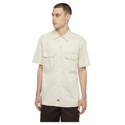 риза,с,къс,ръкав,мъжки,ризи,dickies,work,recycled,short,sleeve,shirt,beige