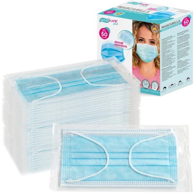 други,аксесоари,bodykare,box,face,mask,50,units,multicolor