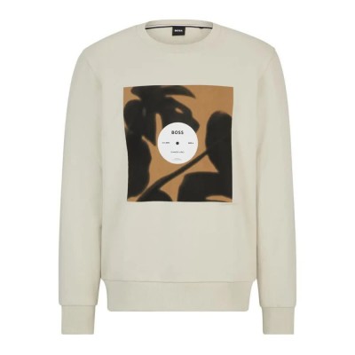 блуза,мъжки,пуловери,boss,soleri,88,sweatshirt,beige