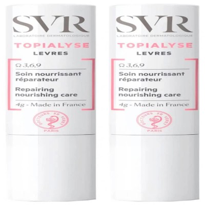 специфични,козметични,продукти,svr,topialyse,duo,8g,lip,balm,white