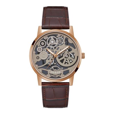 часовник,часовници,guess,gadget,watch,brown,(brown)