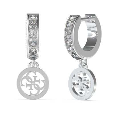 бижутерия,guess,jube03147,huggie,me,earrings,silver