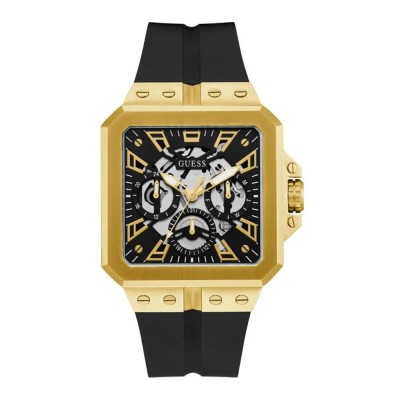 часовник,часовници,guess,leo,watch,golden,(black)