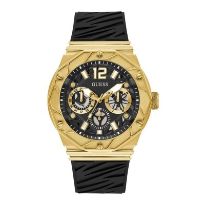 часовник,часовници,guess,rival,watch,golden,(black)