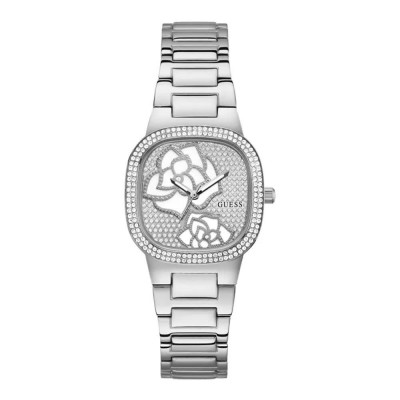 часовник,часовници,guess,rose,bud,watch,silver