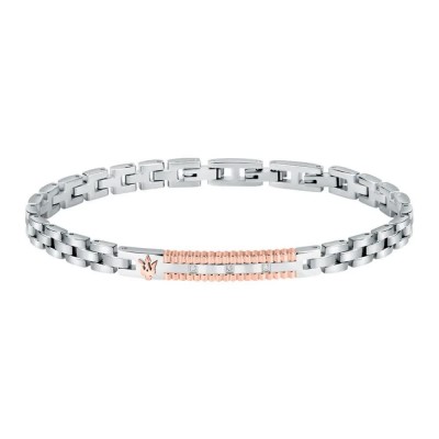 бижутерия,maserati,jm423aty,18,21.5,cm,bracelet,silver,(rose,gold)