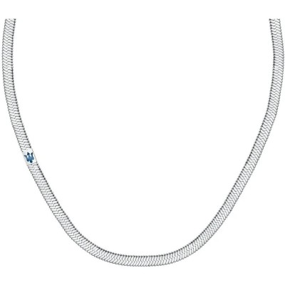 бижутерия,maserati,trident,55,cm,necklace,silver,(silver)