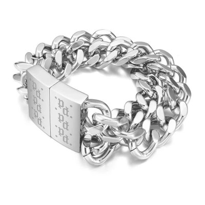 бижутерия,police,peagb0001705,bracelet,silver,(silver)