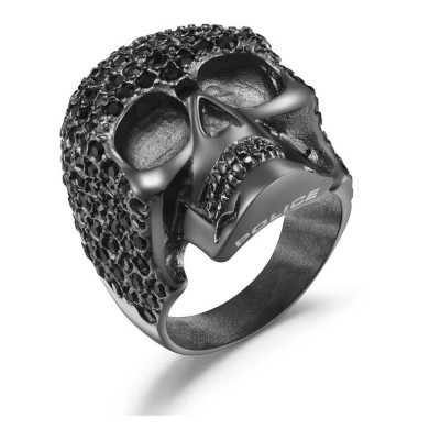 бижутерия,police,peagf221,1412,ring,silver,(gray)