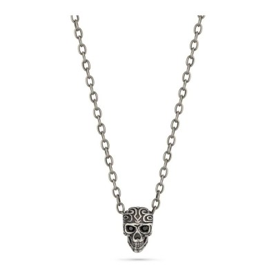 бижутерия,police,tribal,edge,necklace,silver,(black)