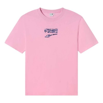 тениска,дамски,тениски,puma,downtown,short,sleeve,t,shirt,pink