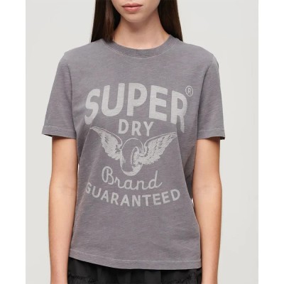 тениска,дамски,тениски,superdry,archive,kiss,print,relaxed,short,sleeve,t,shirt,grey