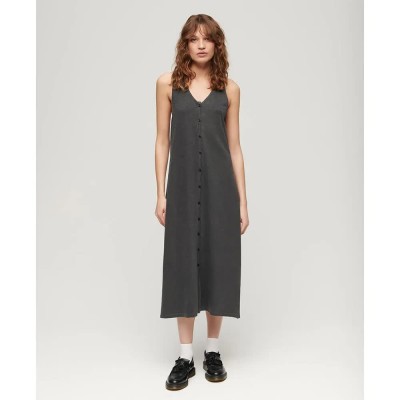 рокля,дамски,поли,и,рокли,superdry,beach,sleeveless,midi,dress,grey,(black)