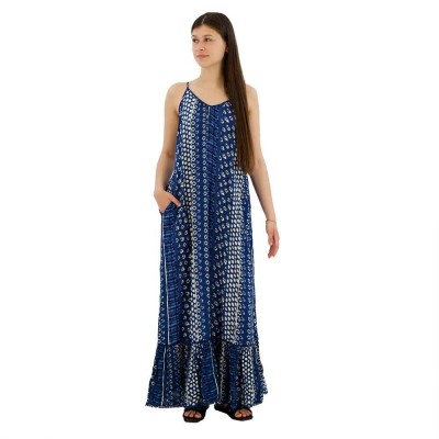 рокля,дамски,поли,и,рокли,superdry,beach,sleeveless,long,dress,shirbori,blue,(multicolor)