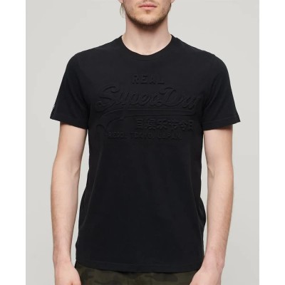 тениска,мъжки,тениски,superdry,embossed,vl,short,sleeve,t,shirt,jet,black,(black)