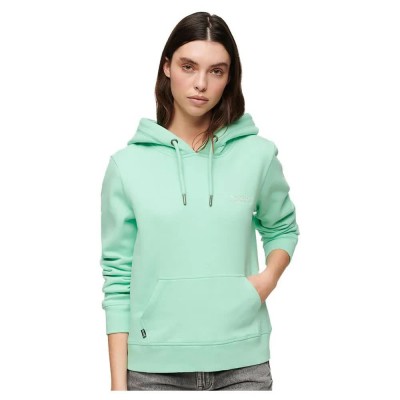 суичър,дамски,блузи,superdry,essential,logo,hoodie,beach,glass,green,(green)