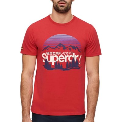 тениска,мъжки,тениски,superdry,great,outdoors,graphic,short,sleeve,t,shirt,red
