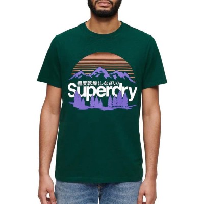 тениска,мъжки,тениски,superdry,great,outdoors,nr,graphic,short,sleeve,t,shirt,green