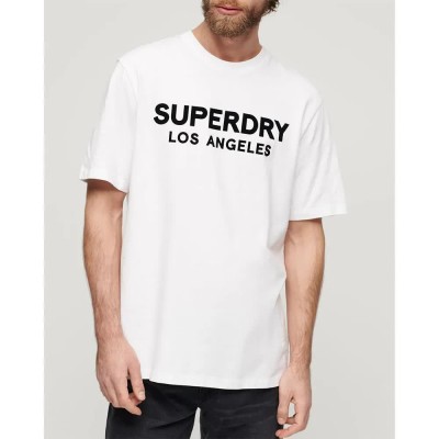 тениска,мъжки,тениски,superdry,luxury,sport,loose,short,sleeve,t,shirt,white,(brilliant,white)