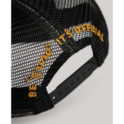 шапка,всички,шапки,superdry,mesh,trucker,cap,black