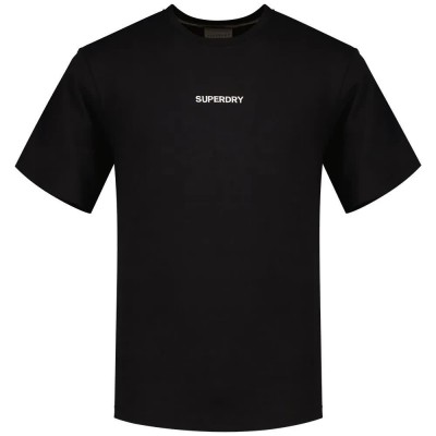 тениска,мъжки,тениски,superdry,micro,logo,graphic,loose,short,sleeve,t,shirt,black,(black)