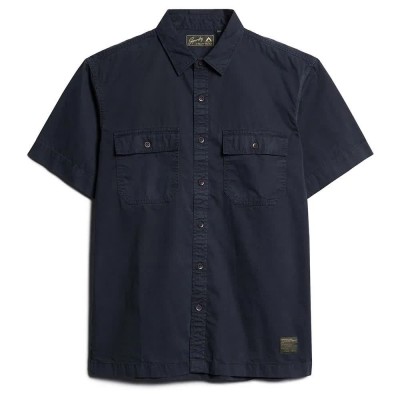 риза,с,къс,ръкав,мъжки,ризи,superdry,military,short,sleeve,shirt,eclipse,navy,(blue)
