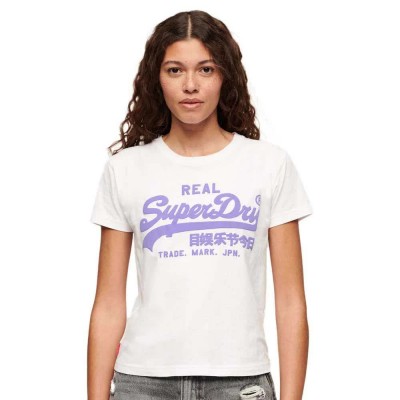 тениска,дамски,тениски,superdry,neon,vl,graphic,fitted,short,sleeve,t,shirt,white