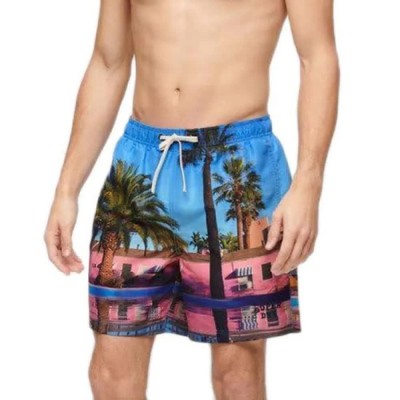 бански,гащета,мъжки,бански,костюми,superdry,photographic,17´´,swimming,shorts,palm,blue,(multicolor)