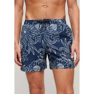 бански,гащета,мъжки,бански,костюми,superdry,printed,15´´,swimming,shorts,blue,chrysanthemum,print,(blue)