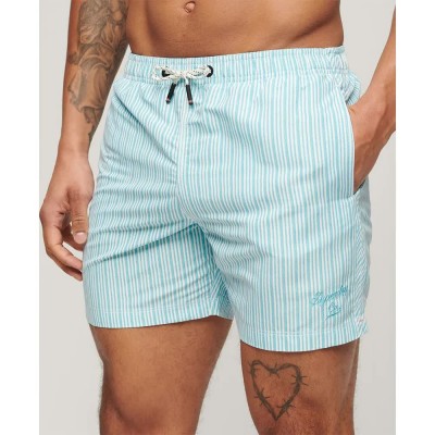 бански,гащета,мъжки,бански,костюми,superdry,printed,15´´,swimming,shorts,blue,stripe,print,(blue)