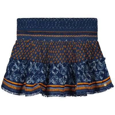 пола,дамски,поли,и,рокли,superdry,printed,shirred,short,skirt,multicolor,(circular,layer,orange)