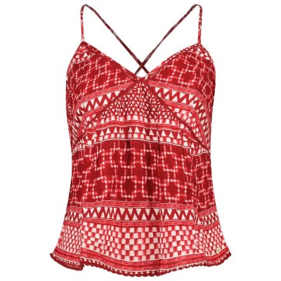 тениска,дамски,тениски,superdry,printed,woven,sleeveless,t,shirt,red,(shibori,layer,red)