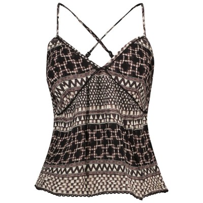 тениска,дамски,тениски,superdry,printed,woven,sleeveless,t,shirt,brown