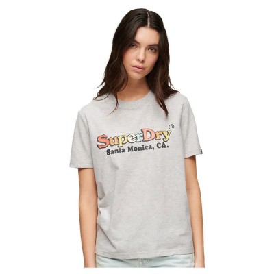 тениска,дамски,тениски,superdry,rainbow,logo,relaxed,short,sleeve,t,shirt,glacier,grey,marl,(grey)