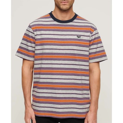 тениска,мъжки,тениски,superdry,relaxed,fit,stripe,short,sleeve,t,shirt,orange,(grey,marl,stripe)