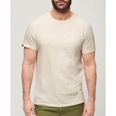 тениска,мъжки,тениски,superdry,slub,short,sleeve,t,shirt,oat,cream,marl,(beige)