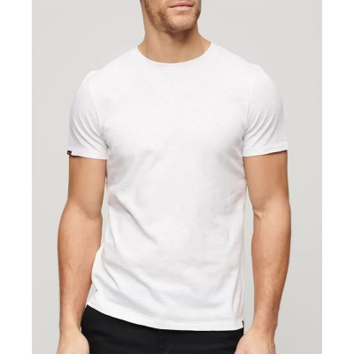тениска,мъжки,тениски,superdry,slub,short,sleeve,t,shirt,white,(optic)